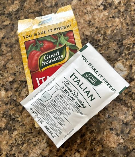 Good Seasons Zesty Italian Dressing and Recipe Seasoning Mix Review | Kitchn Good Seasons Italian Dressing Mix Recipe, Zesty Italian Dressing Recipe, Cold Sides, Italian Dressing Pasta Salad, Chopped Salads, Italian Dressing Recipes, Best Salad Dressing, Italian Dressing Mix, Zesty Italian Dressing