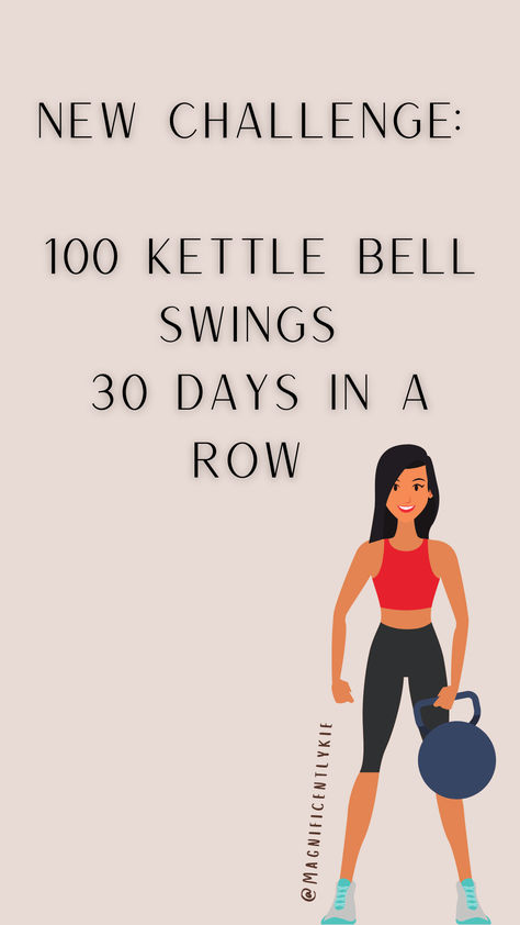 I keep seeing this challenge on tiktok that says to swing your kettkebell 100 times a day for 30 days to get maximum results . And Im all in . Visit My Amazon Store to order your kettlebell today 100 Kettlebell Swings A Day Results, 100 Kettlebell Swings A Day, Tik Tok Challenge, Kettlebell Swings, Kettlebell Workout, Amazon Store, Workout Sets, 30 Day Challenge, Kettlebell