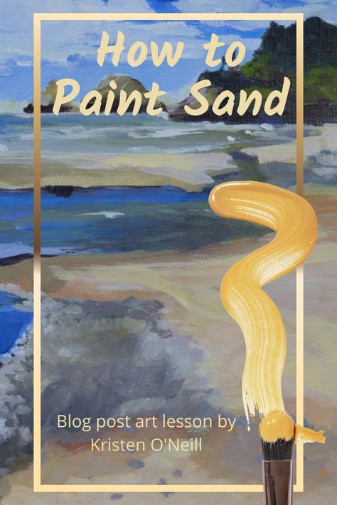 Sand Paint Color, Beach Paint Colors, Mixing Paint Colors, Oil Painting Tips, Ocean Waves Painting, Art Tutorials Watercolor, Oil Painting Tutorial, Colorful Paintings Acrylic, Colorful Oil Painting