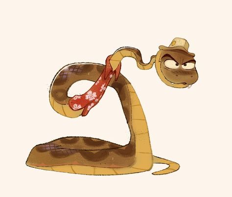 Mr Snake, Snake Illustration, Pet Detective, Zootopia Art, The Bad Guys, Art Beat, Snake Art, Character Designer, Rock Painting Ideas Easy