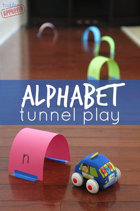 Toddler Approved!: Alphabet Tunnel Play & Learning Resources Giveaway Transportation Preschool, Alphabet Kindergarten, Abc Activities, Transportation Theme, Preschool Literacy, Creative Curriculum, Loose Parts, Alphabet Preschool, Learning The Alphabet