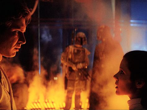 Empire Strikes Back Aesthetic, Han Leia, Movie Frames, Han And Leia, Classic Star Wars, Star Wars Trilogy, Bounty Hunters, Empire Strikes Back, Star Wars 2