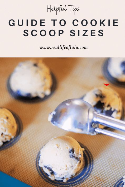 Explore the advantages of incorporating cookie scoops into your culinary endeavors to achieve precise portions. Gain insights into the most widely favored scoop sizes. This is your guide to cookie scoop sizes! Ice Cream Scoop Cookies Recipe, Cookie Scoop Size Chart, Ice Cream Scoop Cookies, How Long Can You Freeze Cookie Dough, Crumbl Cookies Review, Healthy Eating Inspiration, Food Resources, Food Substitutions, Big Cookie