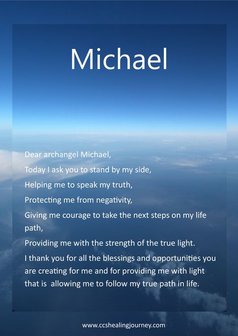 Archangel Michael prayer and blessing for protection and guidance. #angels #messages #healing Angel Protector, Arch Angel, Archangel Prayers, Angel Blessings, Healing Angels, Angel Quotes, I Believe In Angels, Angel Prayers, Archangel Gabriel