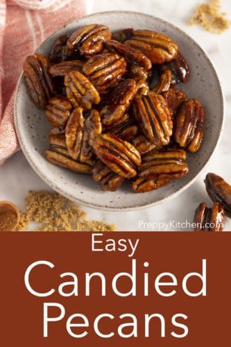 Candied Pecans - Preppy Kitchen Sugar Coated Pecans, Candied Pecans For Salad, Picnic Salad, Candied Pecans Recipe, Roasted Vegetable Salad, Glazed Pecans, Preppy Kitchen, Roasted Pecans, Nut Recipes