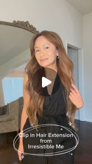 Nina Cates | My Petite Theory on Instagram: "Do you wear Clip In Hair Extensions?
@irresistibleme_hair Clip in hair extension are made  with high quality 100 % humain hair. I actually got the classic one, color Light Brown or #6. This is 24 inches in length & have  10 pieces of clip ins of hair. #irresistiblemehairextensions #irresistiblemehair #hairextension  GET 10% off with code ✨IM_Mypetitetheory✨

#mypetitetheory #hairstyleideasforwomen #clipinhairextentions #clipinhairstyles #humanhairextension💌 #eleganthairstyles" Updo With Clip In Extensions, Hair With Clip In Extensions, Irresistible Me Hair Extensions, Clip In Hair Extension, Creative Videos, Hair Extentions, Clip In Extensions, Clip In Hair, Creative Video