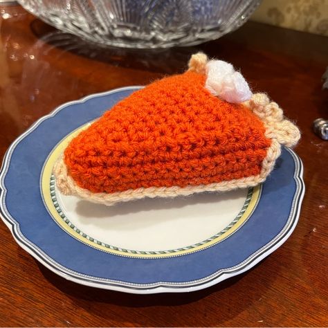 Brand: Hand Crocheted By Your Posh Seller, Me! Size: 5.5” Long, 4.5” Wide Color: Burnt Orange, Tan, White Condition: Nwt *Please Don’t Hesitate To Reach Out If You Would Like More Than One! This Piece Of Pumpkin Pie Is Hand Crocheted By Memy Family And I Use It As Fall/Halloween/Thanksgiving Decor. It’s A Fun Little Center Piece Or Decoration For Your Kitchen, Bookshelves, Or Tabletops! This Also Serves As A Great Present For People Who Love Pie, And Who Wants More Unique Fall Decor! I Can’t Wai Crochet Pumpkin Bowl, Vintage Christmas Tree Skirt, Candy Candle, Pumpkin Bowls, Christmas Goose, Fall Bead, Halloween Bows, Unique Fall, Stacked Pumpkins