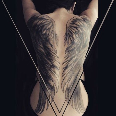 Angel Wings Tattoo On Back, Wing Tattoos On Back, Alas Tattoo, Wing Tattoos, Tattoo Son, Tattoo Back, Angel Wings Tattoo, Wing Tattoo, Angel Tattoo Designs