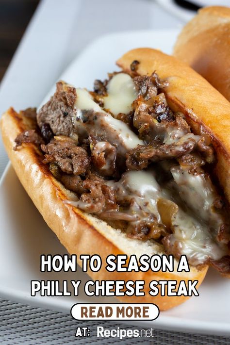 Ready to make your Philly Cheese Steak stand out? Learn how to season it like a pro! 🥩🧀 Whether you're cooking for a crowd or just treating yourself, this guide will help you achieve that authentic Philly flavor. It’s all about balancing spices and enhancing the natural goodness of the steak and cheese. Perfect for satisfying your cravings without leaving home. Click for the ultimate seasoning tips and bring the taste of Philly to your kitchen tonight! Visit Recipes.net for more dinner ideas. Philly Cheese Steak Seasoning, Philly Cheese Steak Meat, Philly Cheese Steak Sandwich Recipe, Cheese Steak Sandwich Recipe, Philly Steak Sandwich, Sherry Recipes, Best Philly Cheesesteak, Season Steak Recipes, Philly Sandwich