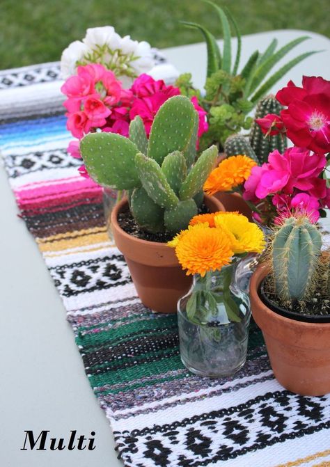 Fiesta Table, Mexican Table Runner, Mexican Babies, Fiesta Bridal Shower, Mexican Fiesta Party, Fiesta Birthday Party, Mexican Birthday, Fiesta Wedding, Fiesta Theme Party