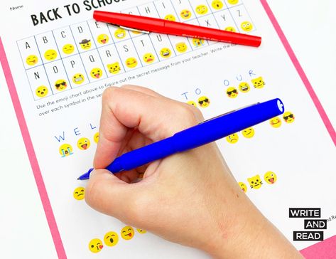 Creative Back to School Activities for the Secondary Classroom Emoji Chart, First Week Activities, Secondary Classroom, First Week Of School, School Creative, Icebreakers, Activities Games, Ice Breakers, Secret Messages