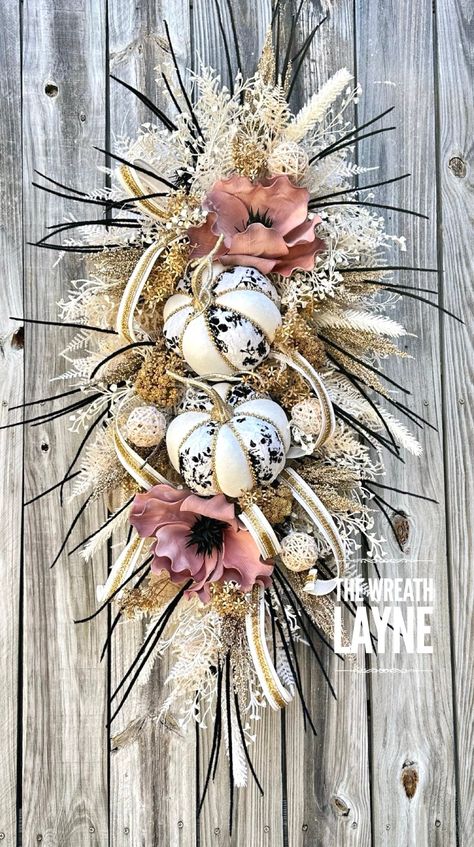 Pumpkin wreath diy