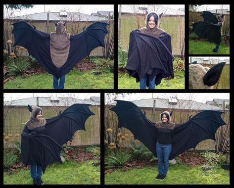 Girl in bat costume Bat Costume, Cosplay Tutorial, Cosplay Diy, Cosplay Tips, Fantasias Halloween, Costume Makeup, Diy Costumes, Halloween Cosplay, Cool Costumes