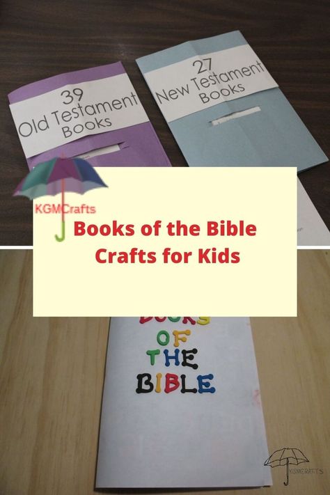 Here are two crafts that will help kids learn and memorize the books of the Bible. The Books Of The Bible, Bible Crafts Sunday School, Kids Sunday School Lessons, New Testament Books, Learn The Bible, Sunday School Kids, Foam Letters, Bible Crafts For Kids, Bible Lessons For Kids