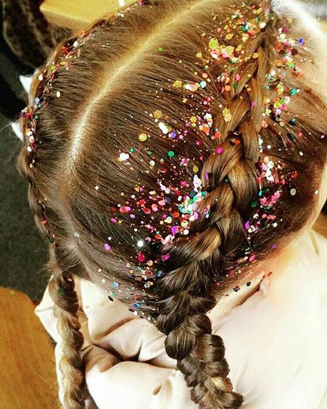 @twistedsister.braids Glitter Braids, Apple Cider Vinegar Hair Rinse, Half Bun Hairstyles, Cornrow Braids, Glitter Face, Hair Upstyles, Tutorial Ideas, Hair Rinse, Hairstyle Tutorial