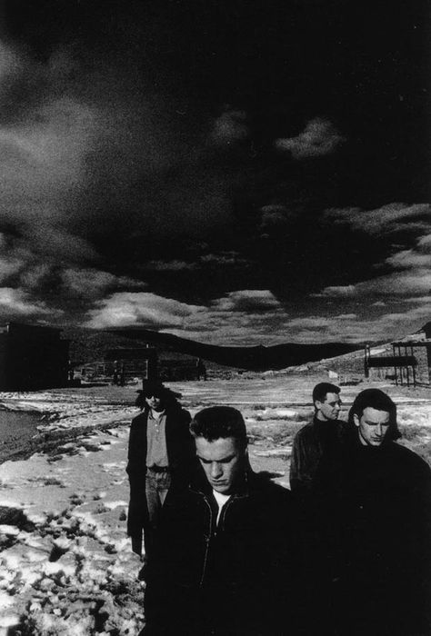 U2 Photographed by Anton Corbijn at Bodie Ghost Town Rock Band Photos, Larry Mullen Jr, The Joshua Tree, Irish Rock, Adam Clayton, Band Photography, White Artwork, International Music, Band Photos