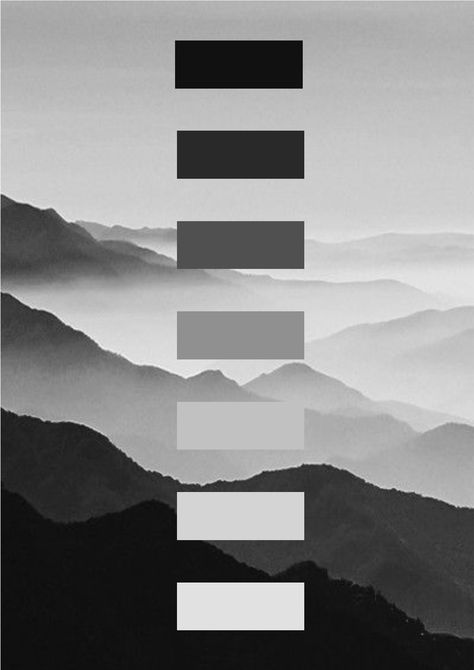 Gray Scale Color Pallete, Black White Pallet Color, Black And White Colour Board, Black And White Colour Scheme, Black And Grey Color Palette, Black And White Colour Palette, Black Colour Palette, Black White Palette, Monochrome Colour Palette