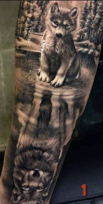 Tattoos Sleeve Women, Best Sleeve Tattoos Men, Sleeve Tattoos Men, Women Arm Tattoo, 47 Tattoo, Reflection Tattoo, Lace Sleeve Tattoos, Brothers Keeper, Bolt Tattoo