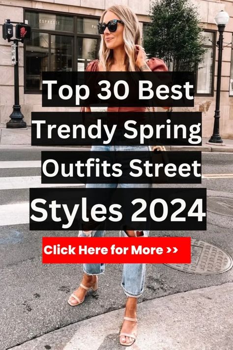 Top 30 Best Trendy Spring Outfits Street Styles 2024 122 Casual Spring Outfits Aesthetic, Spring Style 2024 Women, Spring 2024 Fashion, In Style Outfits, Outfits Street Styles, Trendy Spring Outfits, Winter Layers, What Is Fashion, Cruise Wear