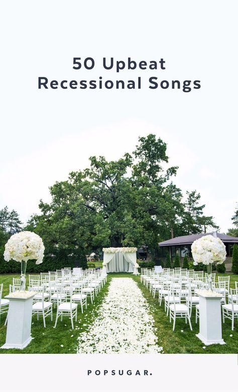 Wedding Exit Songs, Wedding Recessional Songs, Wedding Recessional, Wedding Music Playlist, Country Wedding Songs, Processional Songs, Recessional Songs, Wedding Ceremony Music, Wedding Exit