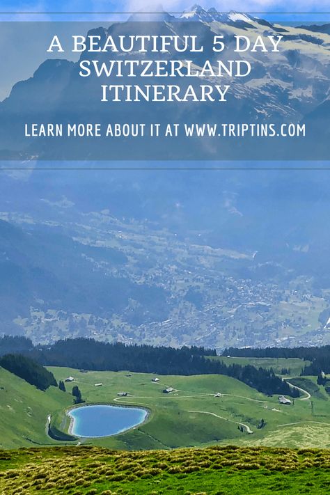 A STUNNING Switzerland Itinerary 5 Days (Summer AND Winter) #switzerland Switzerland In March, Switzerland Hiking, Swiss Travel Pass, Switzerland Itinerary, Swiss Travel, European Vacation, Switzerland Travel, Mountain Town, Swiss Alps