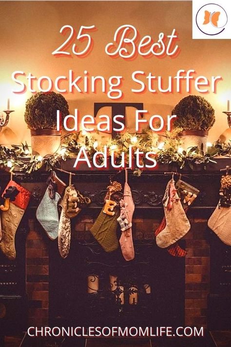 Every year, my family members each pick one stocking stuffer for everyone and we purchase 8 of them so each adult gets that item in their stocking. I wanted to share some great stocking stuffer ideas for the adults on your list. Here I have compiled the 25 Best Stocking Stuffer Ideas for Adults. #stockingstuffers #stockingstuffersforadults #christmasstockingstuffers #christmasstockings #stockingstufferpresents Stocking Themes For Adults, Adult Christmas Stocking Ideas, Christmas Stocking Stuffers For Adults, Christmas Stocking Ideas For Adults, Stocking Ideas For Adults, Stocking Stuffer Ideas For Adults, Adult Stocking Stuffer Ideas, Adult Stocking Stuffers, Stocking Fillers For Adults