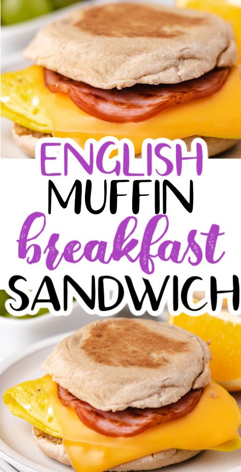 Egg On English Muffin, Canadian Bacon English Muffin, Canadian Bacon Breakfast Sandwich, Breakfast With Canadian Bacon, English Muffin Recipe Ideas Breakfast, Egg And Cheese English Muffin, Ham Breakfast Sandwich, Canadian Bacon Breakfast, English Muffin Sandwich