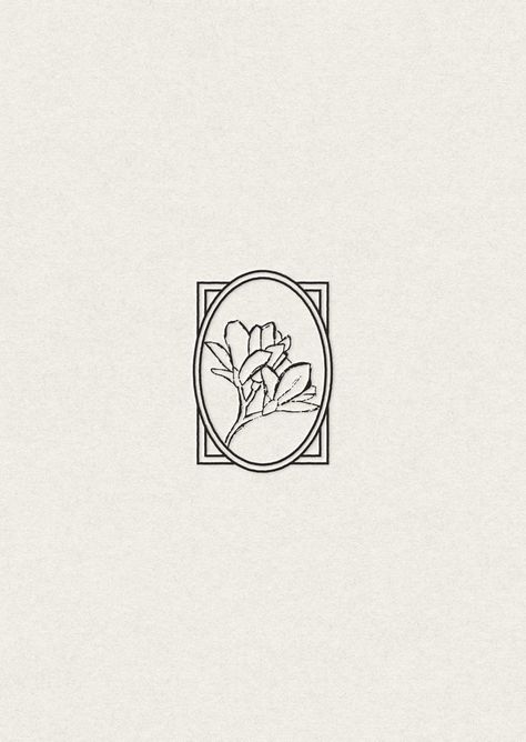 Magnolia Logo, Florist Branding, Visuell Identitet, Petit Tattoo, Inspiration Logo Design, Handpoke Tattoo, Hand Drawn Logo, Floral Logo, Arte Inspo