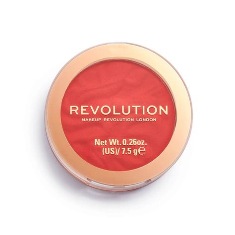 Blusher Reloaded Pop My Cherry | Revolution Beauty Official Site Revolution Cosmetics, How To Apply Blusher, 00's Makeup, I Heart Revolution, Spray Foundation, Color Correcting Concealer, Eyeliner Ideas, Shopping Addict, Makeup Revolution London