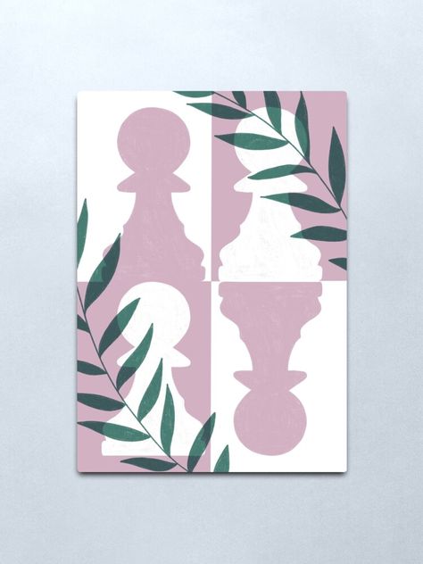 Pink And Green Drawing, Painting Ideas On Canvas Aesthetic Pink And Green, Posters Pink And Green, Pink And Green Prints Aesthetic, Green And Pink Poster Prints, Green Artwork, Purple Bedrooms, Plant Painting, Art Prints For Home