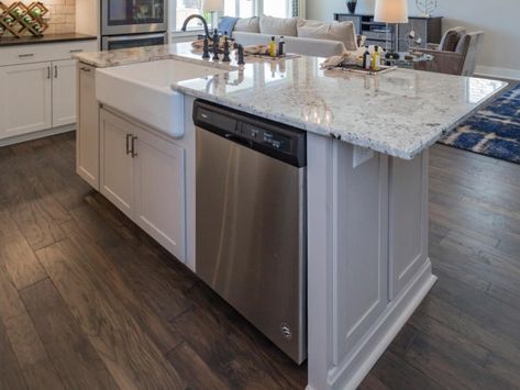 Island With Sink And Dishwasher, Kosher Kitchen Design, Kitchen Island With Sink And Dishwasher, Island With Sink, Sink And Dishwasher, Narrow Kitchen Island, Small Kitchen Island Ideas, Small Dishwasher, Kitchen Island With Sink