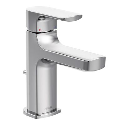 Rizon Chrome one-handle low arc bathroom faucet -- 6900 -- Moen Moen Bathroom Faucets, Bathroom Faucets Chrome, Custom Countertops, Single Handle Bathroom Faucet, Chrome Faucet, Small Bath, Single Hole Bathroom Faucet, Bath Faucet, Faucet Handles