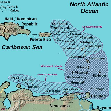 Carribean Map, Haiti And Dominican Republic, Antigua Caribbean, Cool Maps, Guide To, Lesser Antilles, World Countries, Island Map, World Geography