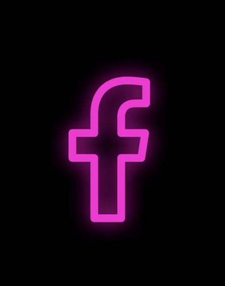 Iphone icon Facebook bright neon pink. Very cute. Aesthetic Neon Facebook Icon, Pink Facebook Icon, Pink Neon Icons, Cyberpunk Theme, Facebook Icon, Pink Glitter Wallpaper, Theme Wallpaper, Facebook Icons, Ipad Aesthetic