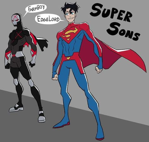 Damian And Jon, X Costume, Dc Comics Facts, Sleep Is Important, Red X, Batman Funny, Dc Comics Superheroes, Arte Dc Comics, Batman Superman