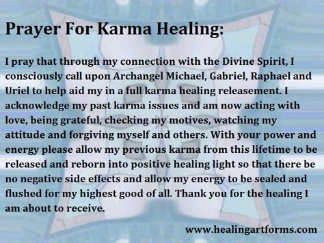 Karma Prayers, Karma Cleansing, Spiritual Cleansing Prayer, Alpha Waves, Archangel Prayers, Healing Prayer, Pranic Healing, Healing Light, Healing Affirmations