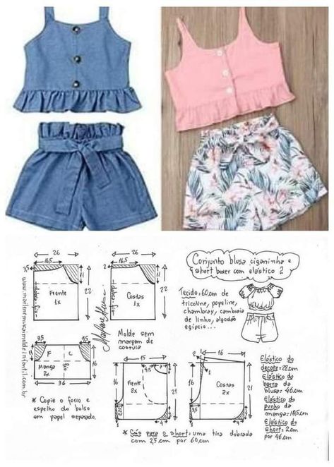 Girls Clothes Sewing, Baby Clothes Patterns Sewing, Kids Clothes Patterns, Girls Dresses Diy, Sewing Baby Clothes, Sewing Kids Clothes, Girls Dress Sewing Patterns, Sewing Clothes Women