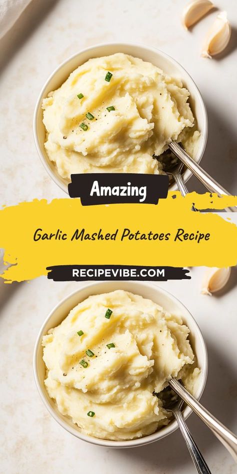 Who doesn’t crave a rich, buttery bowl of garlic mashed potatoes? This recipe offers a delicious twist on a classic favorite, perfect for any occasion. Be sure to save it for your next gathering—the perfect side dish awaits! Potatoes For Steak, Can Garlic, Creamiest Mashed Potatoes, Mashed Potatoes Recipes, Creamy Mashed Potatoes Recipe, Garlic Mashed Potatoes Recipe, Creamy Garlic Mashed Potatoes, Roasted Garlic Mashed Potatoes, Savory Recipe