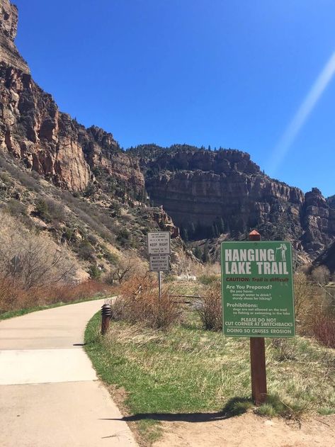 HANGING LAKE TRAILHEAD