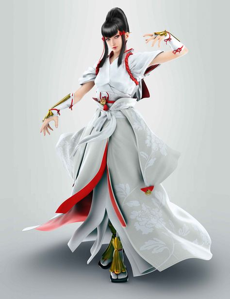 Kazumi Mishima Art from Tekken 7: Fated Retribution Jinpachi Mishima, Heihachi Mishima, Kazumi Mishima, Tekken Wallpaper, Tekken Girls, Kazuya Mishima, Tekken 4, Tekken 2, History Of Video Games