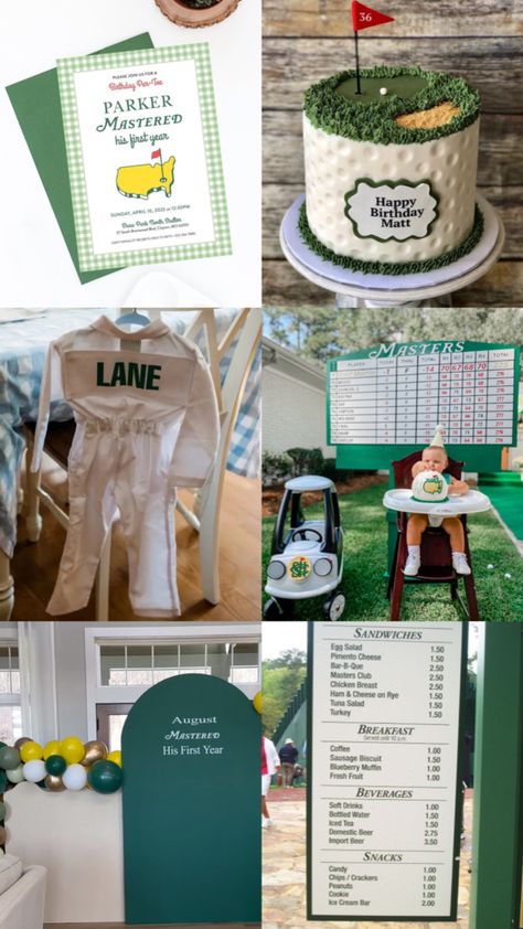 #firstbirthday #firstbirthdaytheme #masters #golf #birthday #birthdayparty #birthdaypartyinspo #birthdaypartytheme #party #partyinspo #theme #themeinspo Masters Golf, Golf Birthday, First Birthday, Your Aesthetic, Golf, Birthday Party, Baby Shower, Energy, Shower