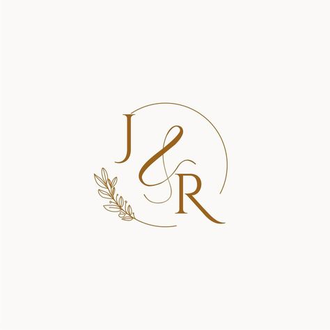 JR initial wedding monogram logo Wedding Initials Logo, Bird Of Paradise Wedding, Wedding Design Board, Wedding Card Frames, Desain Pantry, Alphabet Style, Wedding Logo Monogram, Poster Template Design, Indian Wedding Invitation Cards