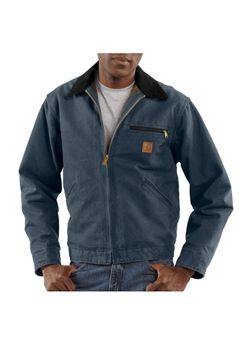 Carhartt Mens J97 Sandstone Detroit Blanket Lined Jacket - Deep Blue | Buy Now at camouflage.ca Carhartt Detroit Jacket, Duck Jacket, Mens Clothing Brands, Detroit Jacket, Carhartt Detroit, Cheap Mens Fashion, Mens Fashion Rugged, Carhartt Workwear, Carhartt Jacket