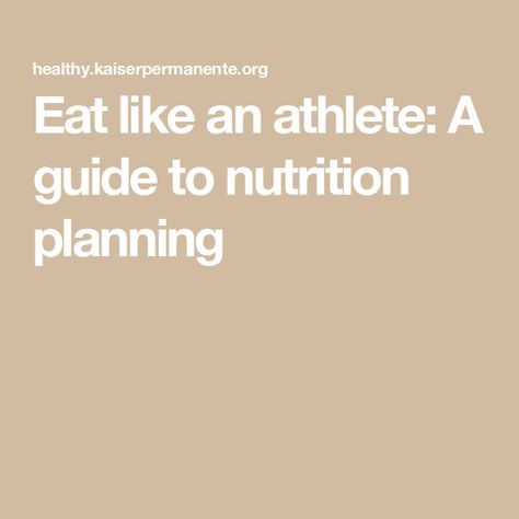 Eat like an athlete: A guide to nutrition planning Health Information Management, Health Tracker, Emergency Care, Document Sign, Mental Health Services, Urgent Care, Medical Records, Growth Chart, Nutrition Plans