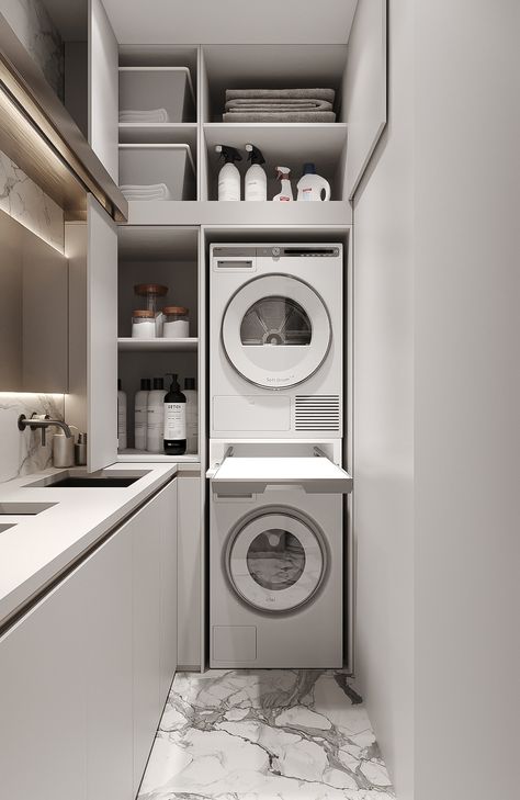 Small Utility Room, Utility Room Designs, Laundry Room Ideas Small Space, Tiny Laundry Rooms, Dream Laundry Room, Laundry Room Layouts, Laundry Design, Modern Laundry Rooms, Laundry Room Remodel