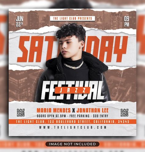 Promo Flyer, Online Jobs For Teens, Concert Poster Design, Church Media Design, Certificate Design Template, Graphic Design Infographic, Festival Flyer, Psd Background, Jobs For Teens