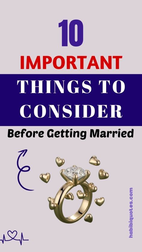 10 Important Things To Consider Before Getting Married Things To Know Before Getting Married, Things To Do Before Marriage, Questions To Ask Your Partner, Before Getting Married, Things To Learn, Paragraphs For Him, Preparing For Marriage, Before Marriage, Marriage Life