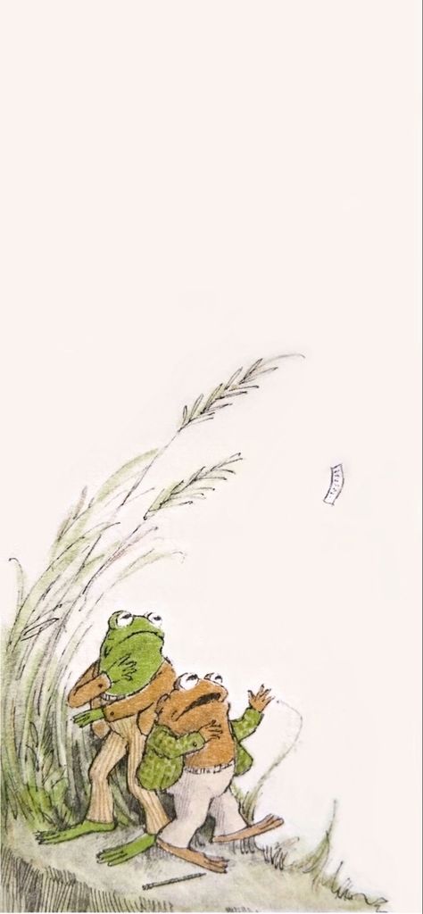 frog and toad wallpaper for iphone Frog And The Toad, Frog And Toad Wallpaper, Toad Wallpaper, Frog And Toad Aesthetic, Frog Wallpaper, Frog Illustration, Wallpaper For Iphone, Frog Art, Frog And Toad