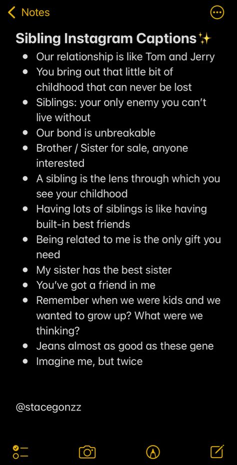 Siblings Instagram captions Friends Captions Instagram Funny Lol, B'day Captions For Sister, Captions For Sisters Funny, Captions On Sisters, Siblings Birthday Quotes, Siblings Quotes Funny Instagram, Quote For Siblings, Sister Quotes For Instagram Captions, One Word Captions For Siblings