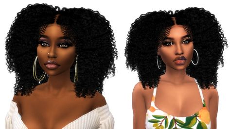 Brandy Curls -all ages Sims 4 Natural Hair, Brandy Sims, Sims 4 Natural Hair Cc, Sims 4 Black Hair, Sims Hair, Sims Mods, Down South, Sims 4 Custom Content, Sims 4 Mods